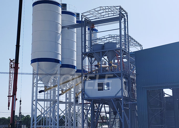 預應力風電塔筒混凝土攪拌站-預製構件UHPC攪拌站生產線