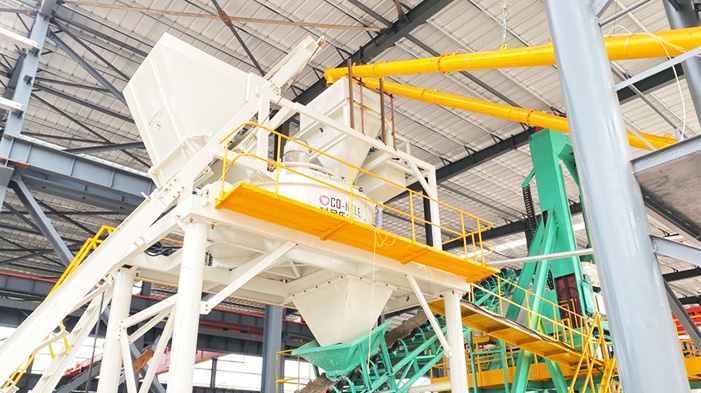 科尼樂立軸行星式攪拌機應用於水泥管材生產線