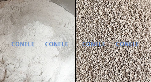 氧化鋁造粒前後對比 氧化鋁造粒前後對比
